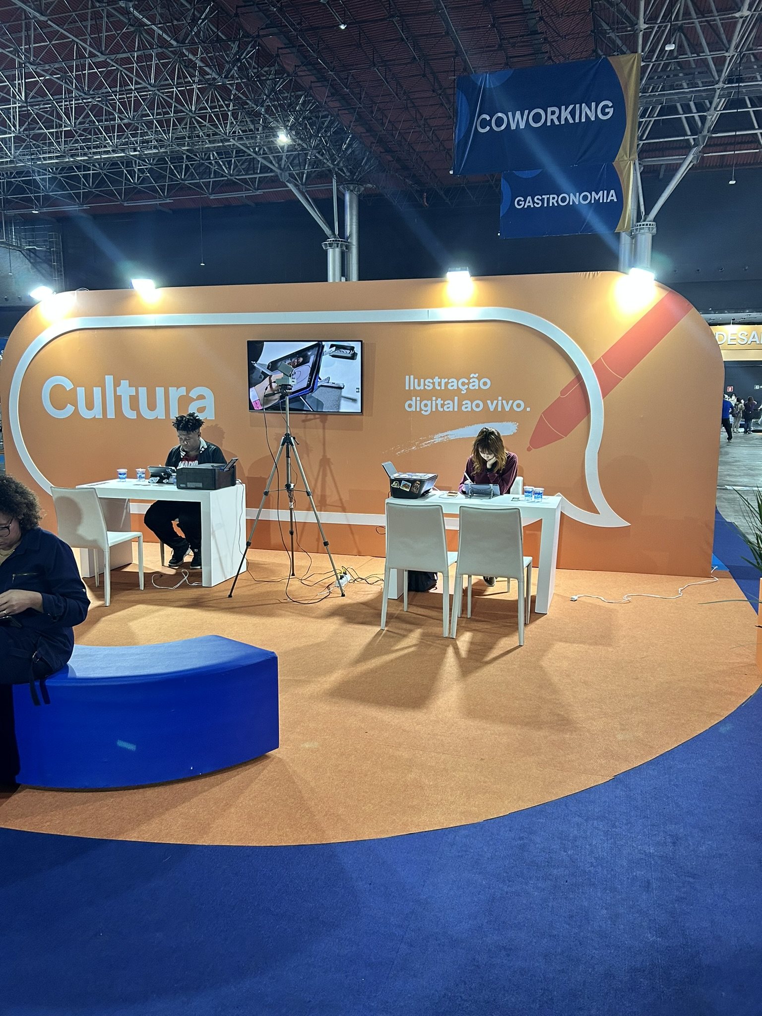 Ambiente dedicado à cultura na Semana S 2025